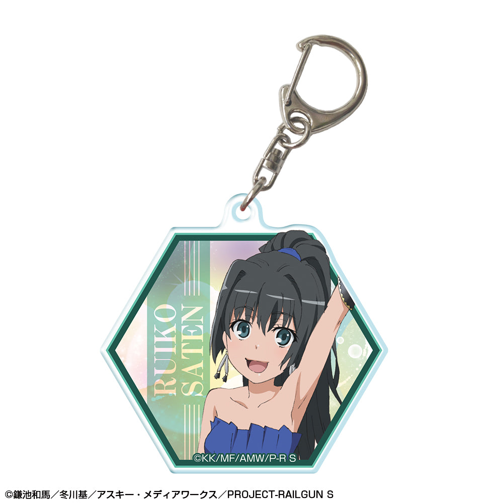 とある科学の超電磁砲S アクリルキーホルダー デザイン05（佐天涙子/A）