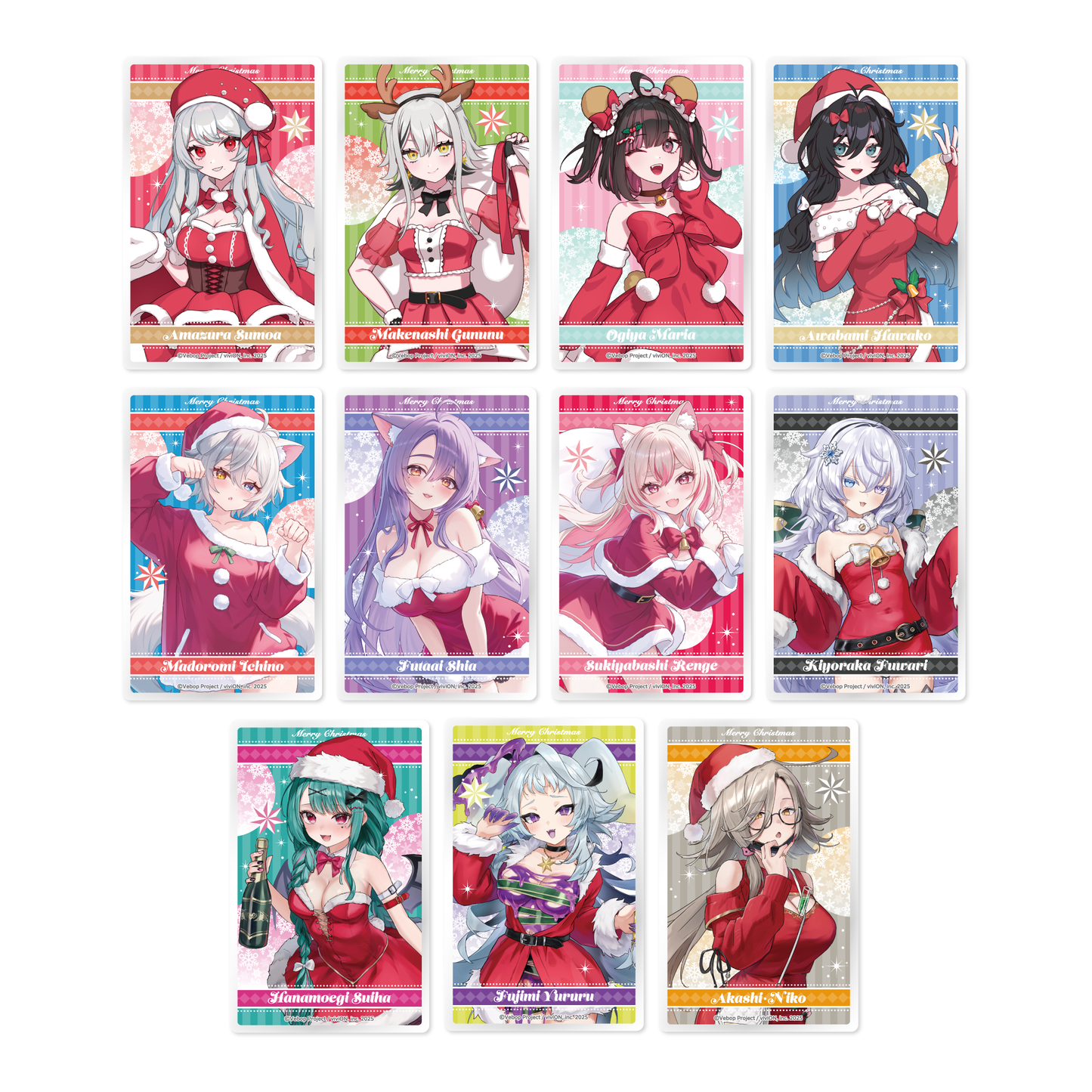 Vebop Project 加入記念クリスマスグッズ トレーディングアクリル
