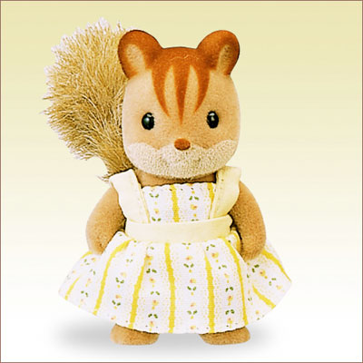 Sylvanian 核桃松鼠女孩 Re-34。
