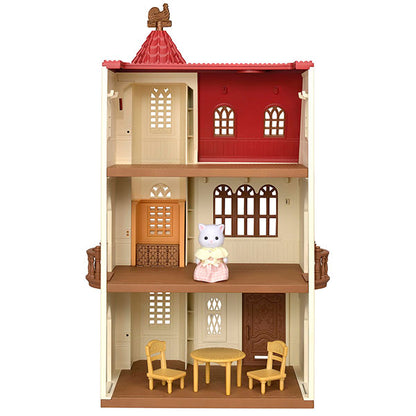 带有红色屋顶和电梯的西尔凡尼亚房屋 Ha-49。