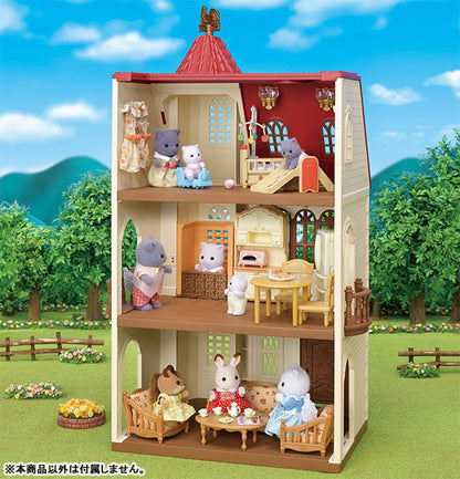 带有红色屋顶和电梯的西尔凡尼亚房屋 Ha-49。