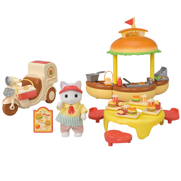 Sylvanian Freshly Made Hamburger Wagon M-91