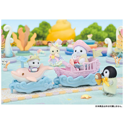 Sylvanian Yuenchi Cargo Set -Boat/Dolphin- Ko-80