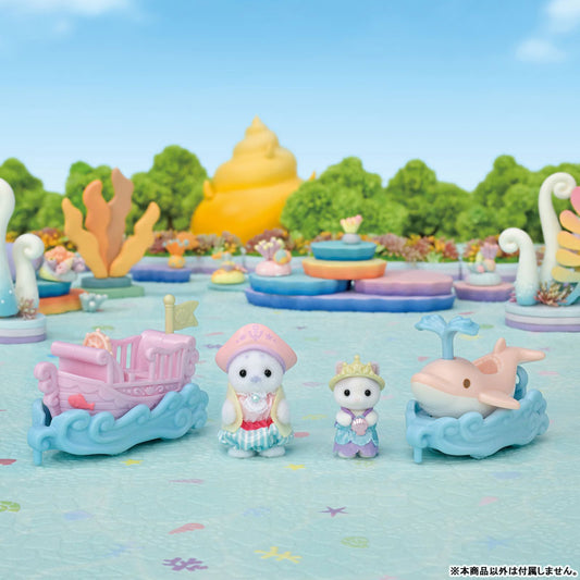 Sylvanian Yuenchi Cargo Set -Boat/Dolphin- Ko-80