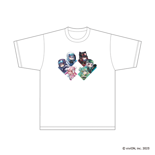 あおぎり高校 ゲレンデマジックがあるって本当ですか！？ プリントTシャツ
