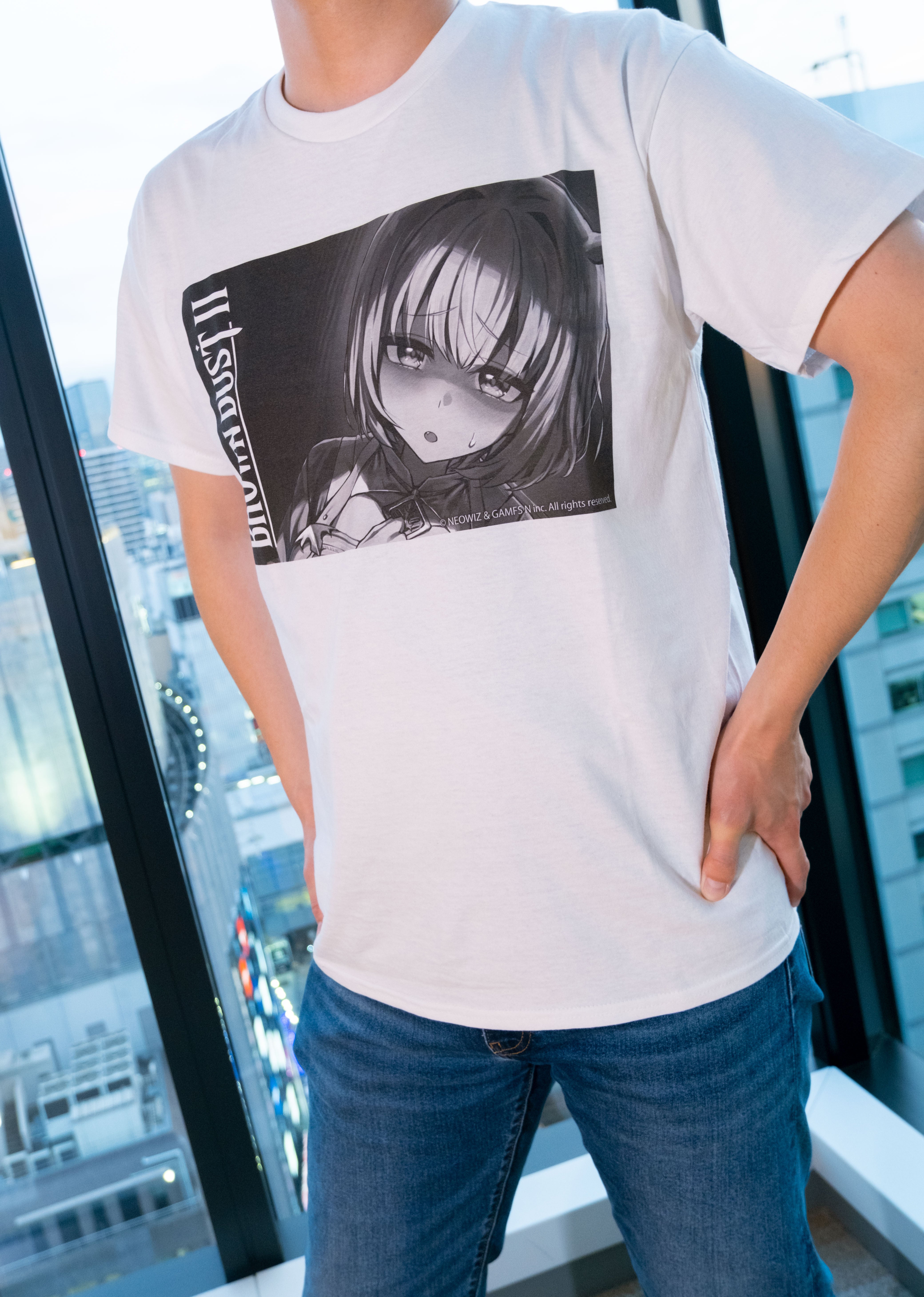 ブラウンダスト2 限定描き下ろし Tシャツ ユースティア【viviON BLUE限定】