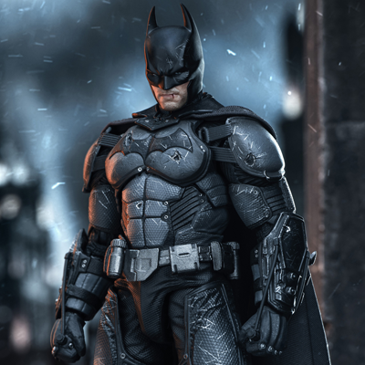 バットマン（バットマン：アーカム・ビギンズ）バトルダメージ Ver. アクションフィギュア