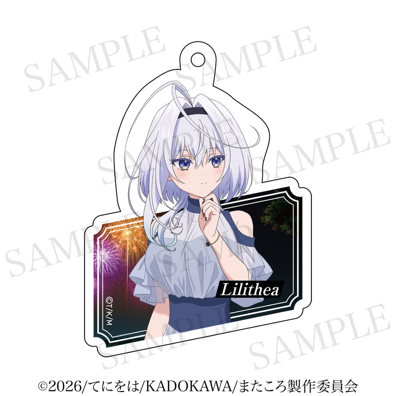Killed Again, Mr. Detective? Acrylic keychain newly drawn private clothes Ver. Lilitea