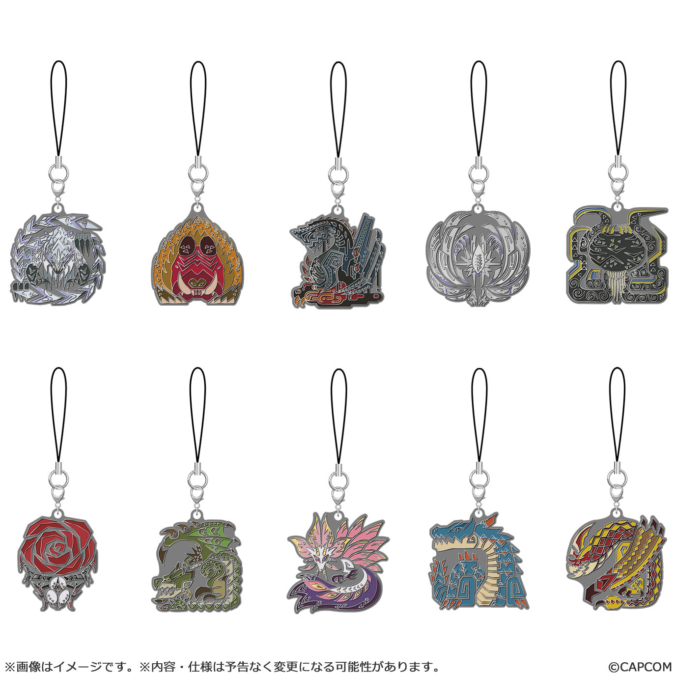 [Single item/BOX]Monster HunterWilds Monster Icon Metal Keychain Vol. 2