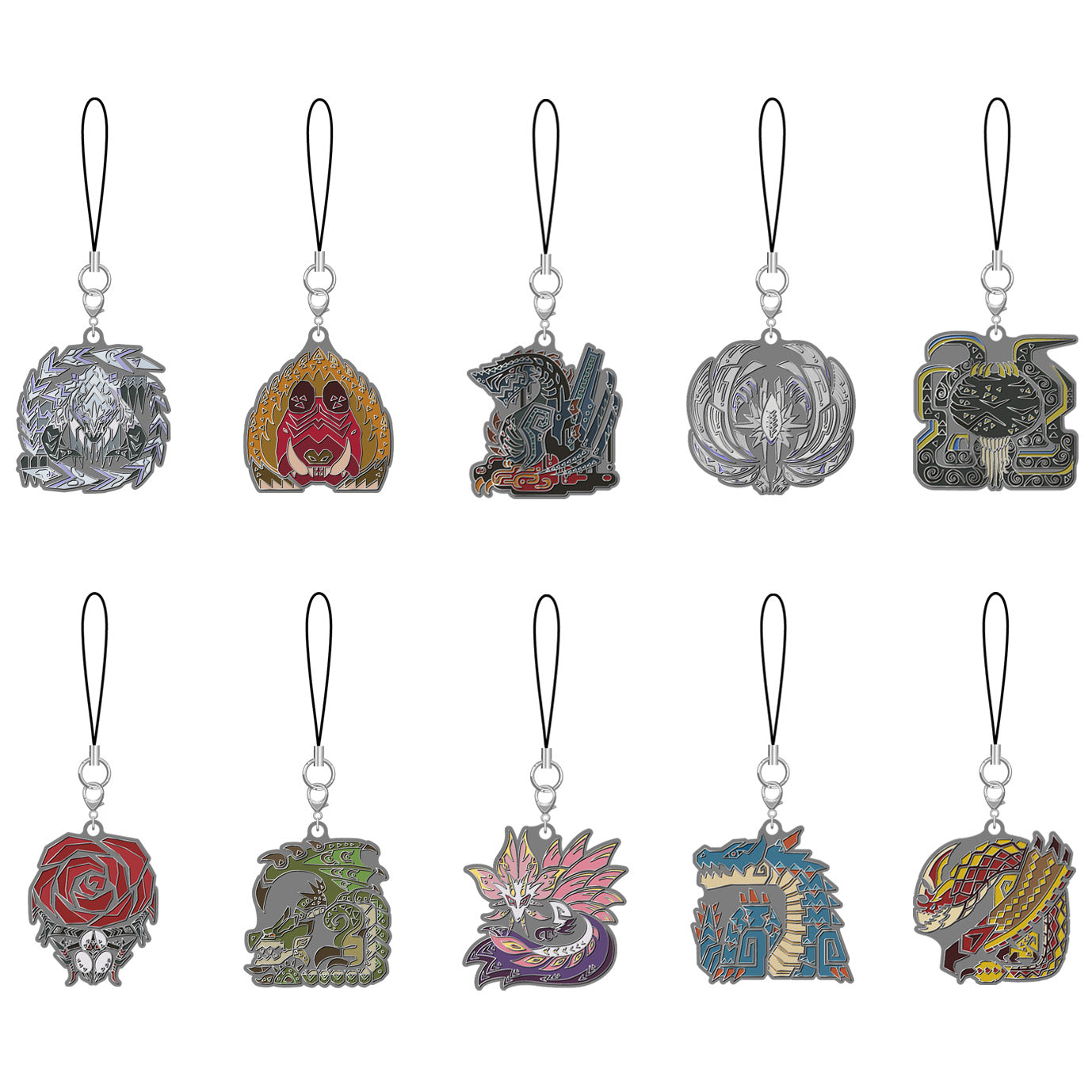 [Single item/BOX]Monster HunterWilds Monster Icon Metal Keychain Vol. 2