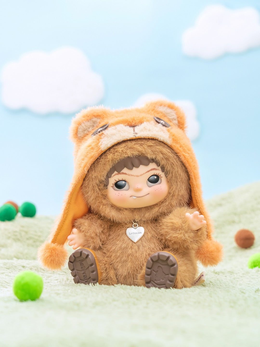 WAKUKU(와쿠쿠) 트레이딩 마스코트 시리즈 FUZZY TRENDY FUN PARTY