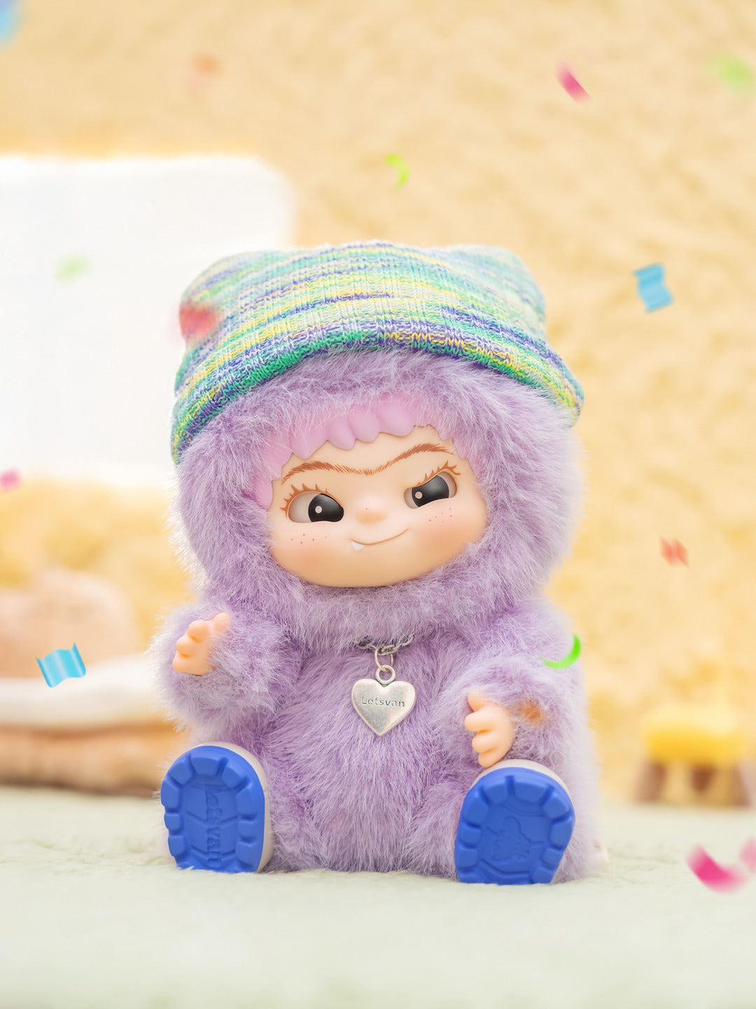 WAKUKU(와쿠쿠) 트레이딩 마스코트 시리즈 FUZZY TRENDY FUN PARTY