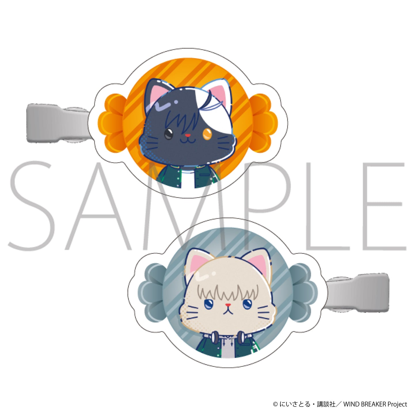 WIND BREAKER withCAT插画Ver.刘海夹 Haruka Sakura/Ren Kaji