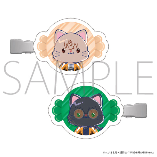 WIND BREAKER withCAT illustration Ver. 앞머리 클립 토키야마 쵸코・토카메