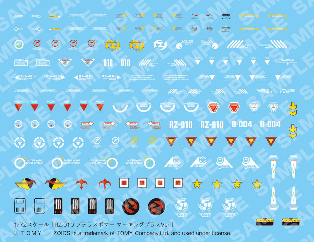 Zoids RZ-010 Pteras Bomber marking plus Ver.