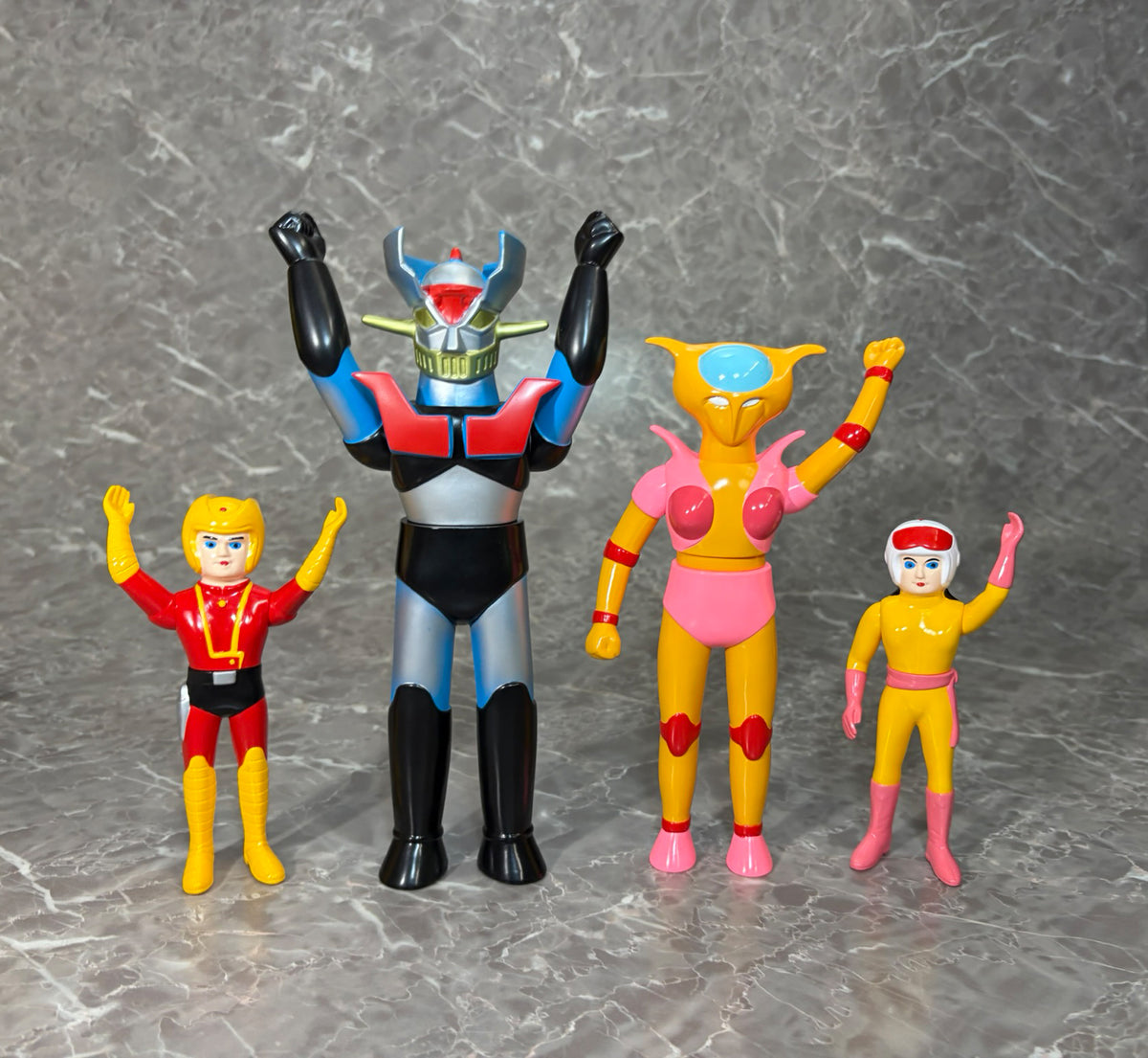 マジンガーZ バイナルアーカイブスプロジェクト 復刻版 正義のロボットマジンガーZソフビセット