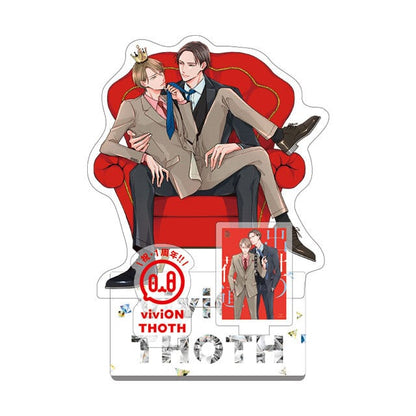 Shisei no Hanamichi First Limited Edition Comic+.viviON THOTH 1st Anniversary Acrylic Stand Set