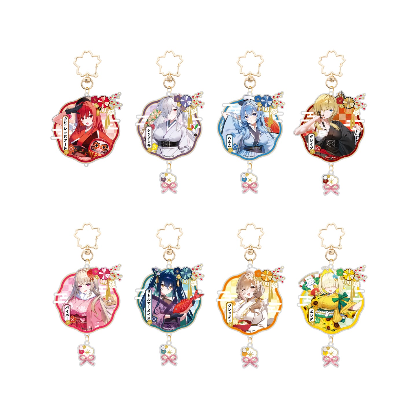 勝利の女神：NIKKE 新春フェア2026 アクリルキーホルダー キャラクターコンプリートセット（8個入）