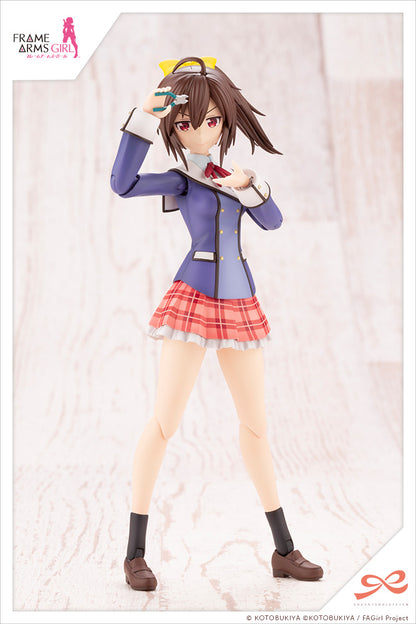 Sousai Shojo Teien×x Frame Arms Girl: Ao Minamotouchi [Wakaba Girls' High School, winter uniform].