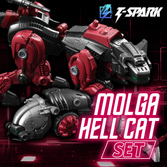 Zoids Realize Model-  Molga/Hellcat Set (viviON BLUE Exclusive)