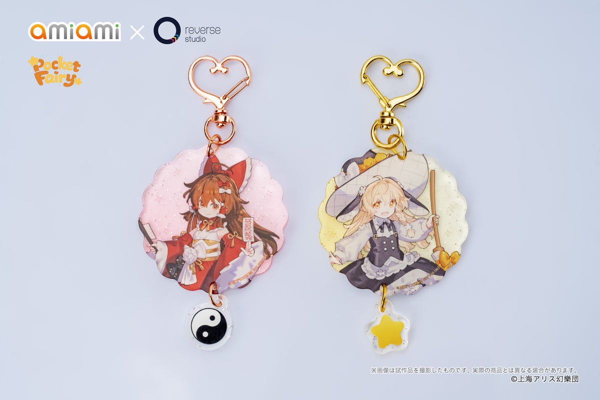 Reverse 手のひら精霊 東方Project 博麗霊夢＆霧雨魔理沙 完成品フィギュア