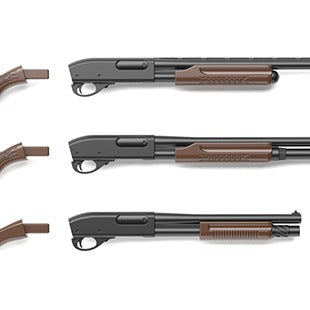 小武器 [LA055] M870 型硬木