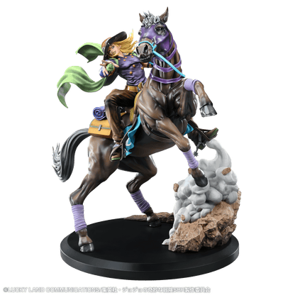 Super Figure Art Collection JoJo's Bizarre Adventure: Steel Ball Run - Gyro Zeppeli & Valkyrie