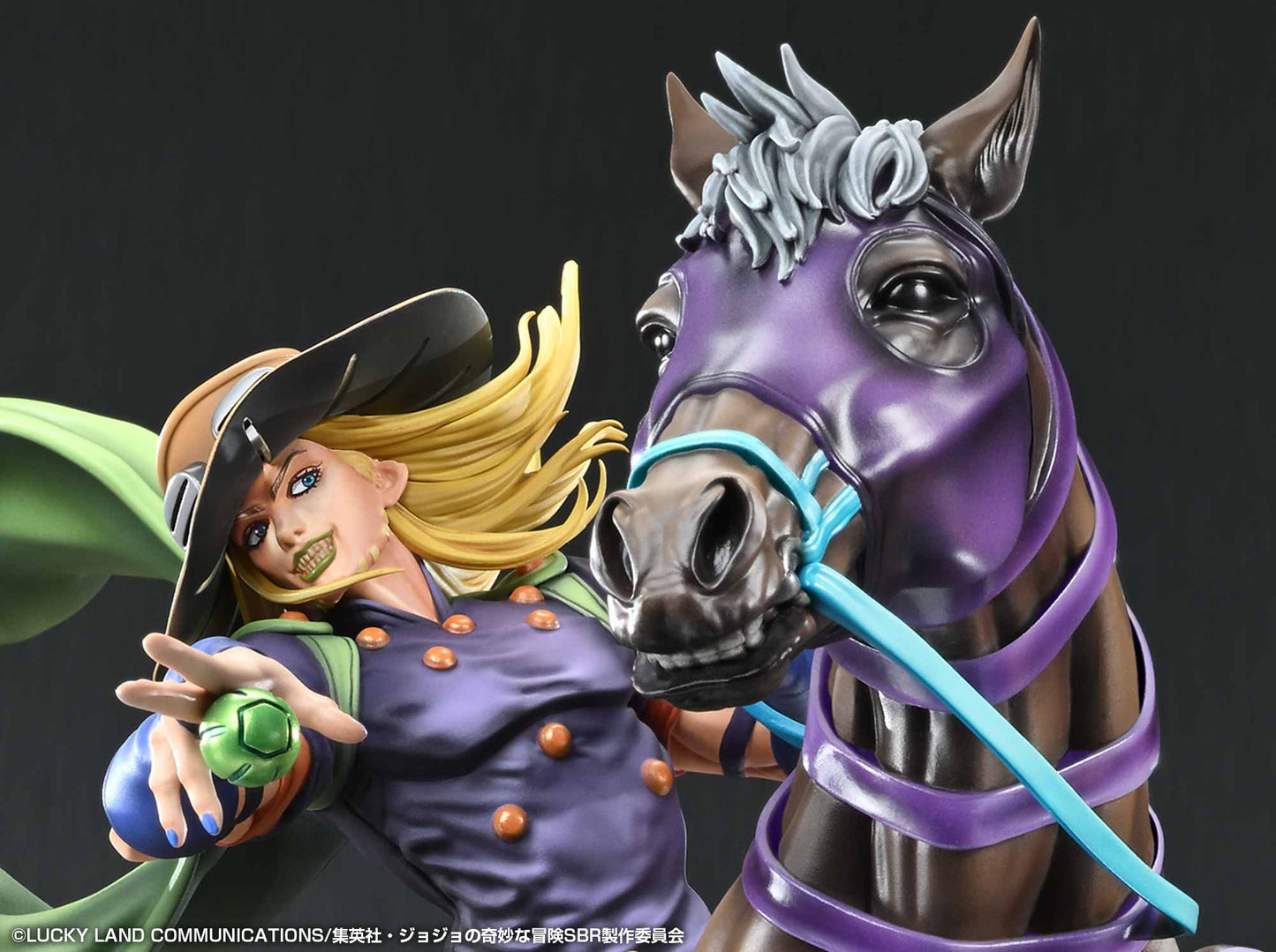 Super Figure Art Collection JoJo's Bizarre Adventure: Steel Ball Run - Gyro Zeppeli & Valkyrie