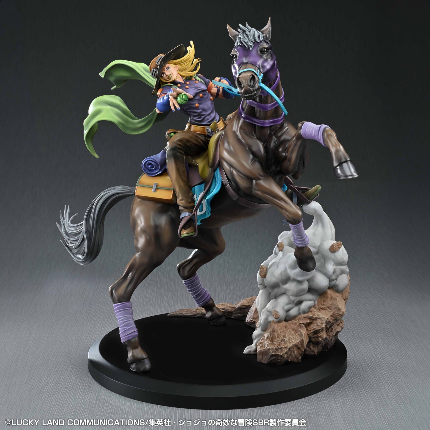 Super Figure Art Collection JoJo's Bizarre Adventure: Steel Ball Run - Gyro Zeppeli & Valkyrie