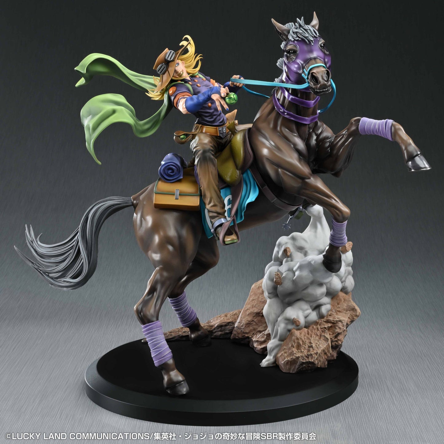 Super Figure Art Collection JoJo's Bizarre Adventure: Steel Ball Run - Gyro Zeppeli & Valkyrie