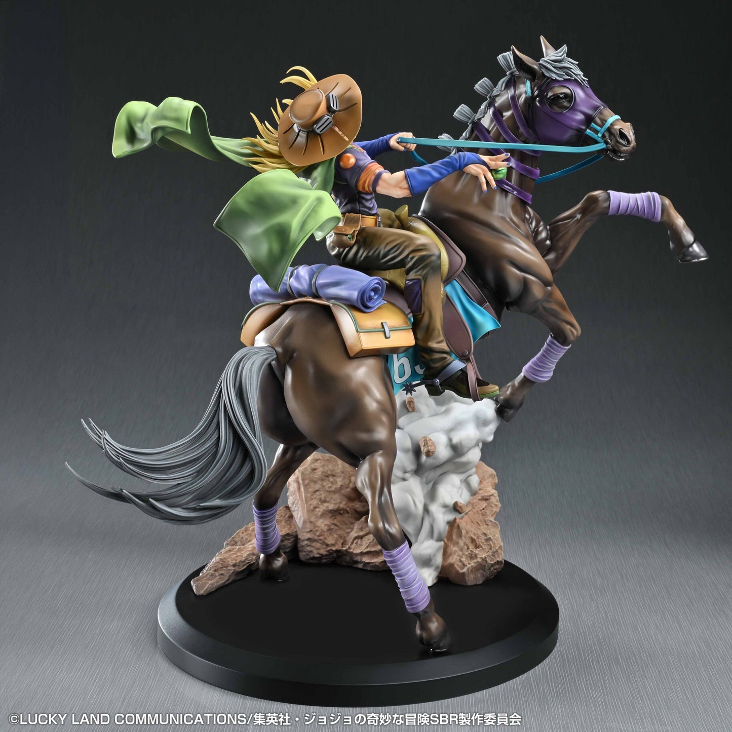 Super Figure Art Collection JoJo's Bizarre Adventure: Steel Ball Run - Gyro Zeppeli & Valkyrie