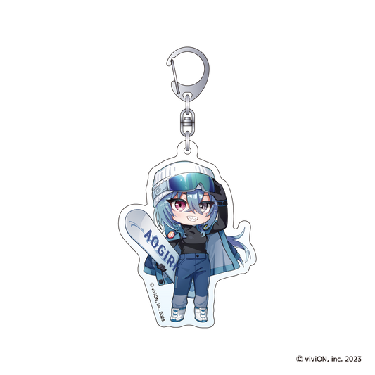 Is it true that there is ski slope magic!? Acrylic key chain [Urame Harusame】