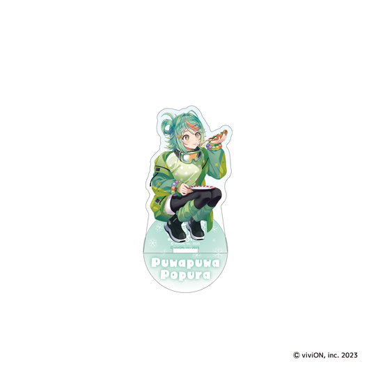 Is it true that there is ski slope magic!? Acrylic stand [Popura Puwapuwa】