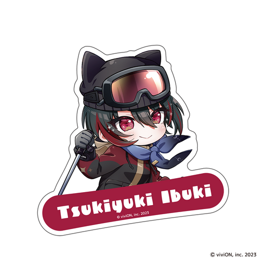 あおぎり高校 ゲレンデマジックがあるって本当ですか！？ 耐水ステッカー 【月赴ゐぶき】