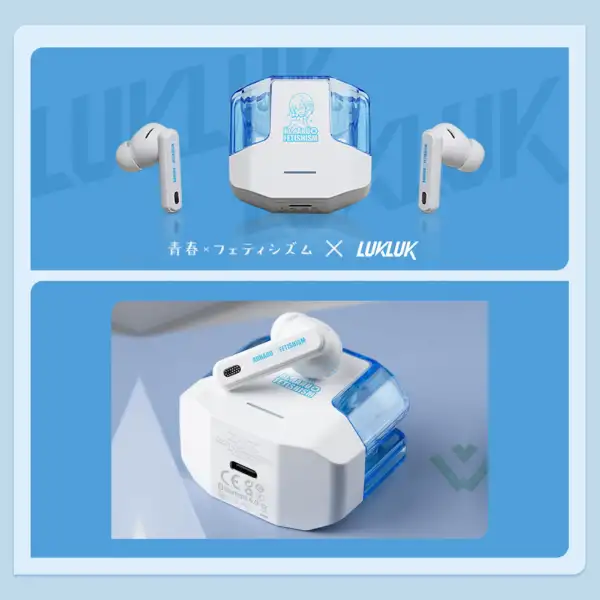 【特典未使用】lukluk aoharu01　ワイヤレスイヤホン ASMRモード搭載】完全ワイヤレスイヤホン 青春 x フェティシズム