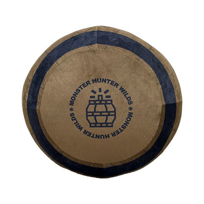 Monster HunterWilds small barrel bomb stuffed toy