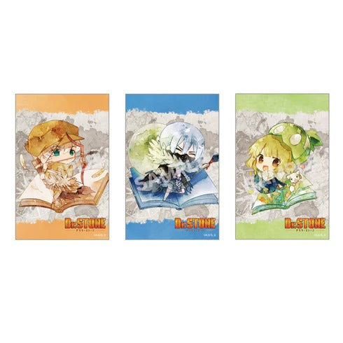 Dr.STONE キャラでるアート サテン地ステッカー 第1弾 9個入BOX