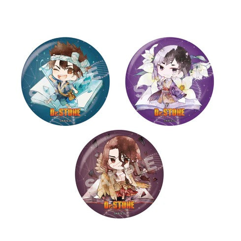 Dr.STONE キャラでるアート メタリック缶バッジ 第1弾 9個入BOX