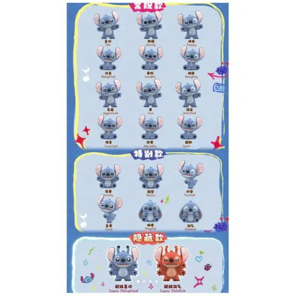 【単品・BOX】ディズニー スティッチ ふわふわシリーズ MINIフィギュア