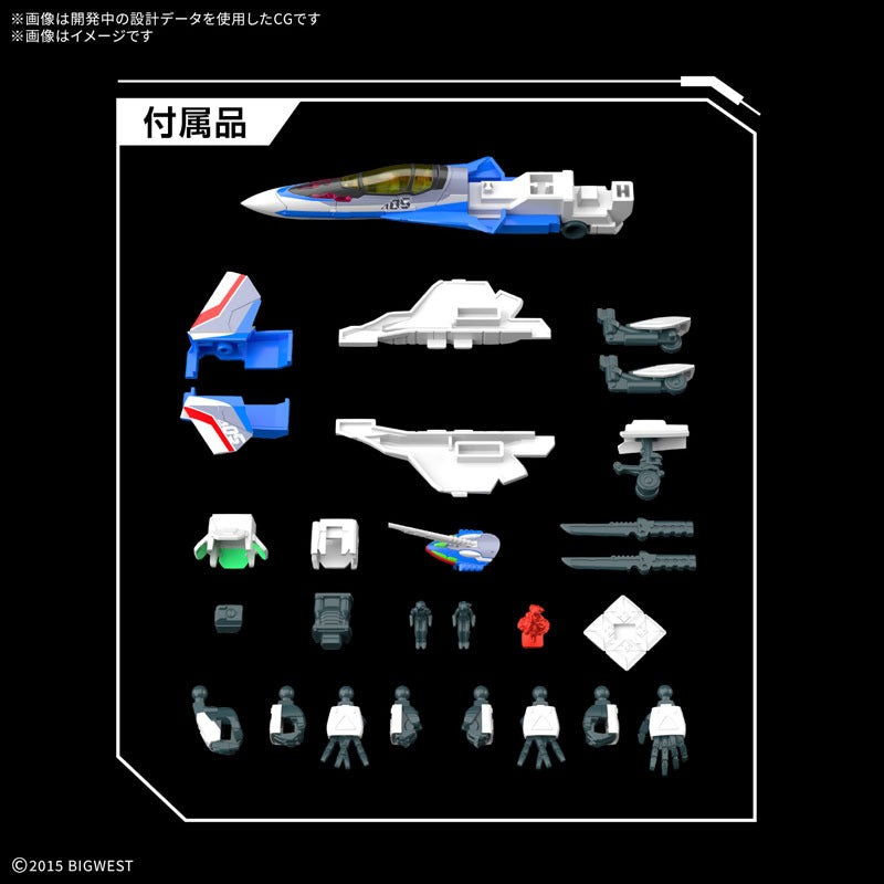 HG マクロス VF-31J ジークフリード （ハヤテ・インメルマン機）1/100