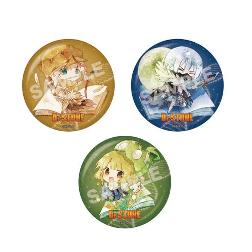 Dr.STONE キャラでるアート メタリック缶バッジ 第1弾 9個入BOX