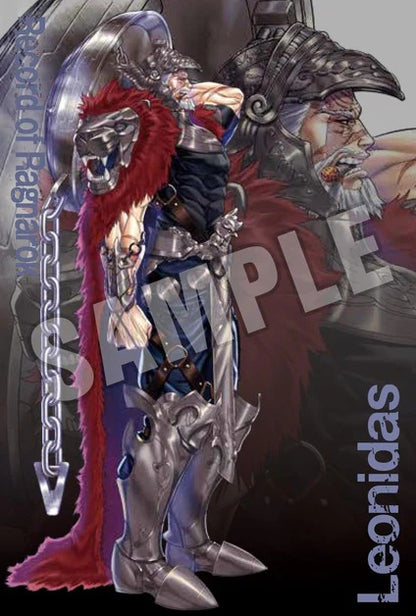 终结的瓦尔基里服装变更明信片国王列奥尼达