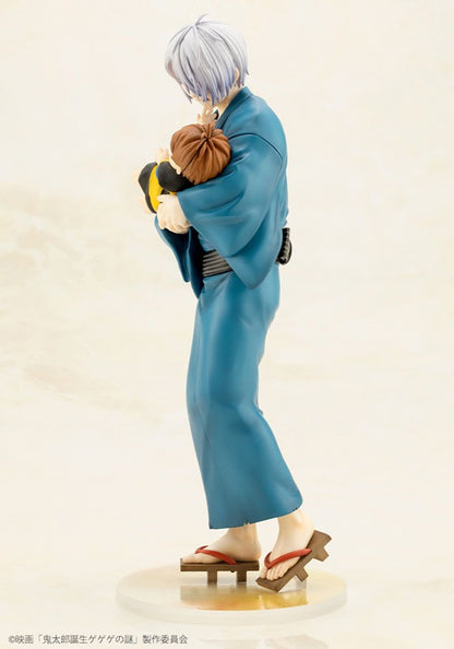 Kitaro's father & baby Kitaro in the movie "The Birth of Kitaro: A Gegege Mystery