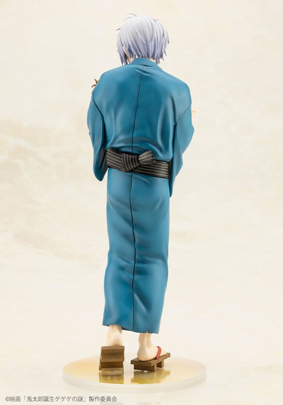 Kitaro's father & baby Kitaro in the movie "The Birth of Kitaro: A Gegege Mystery