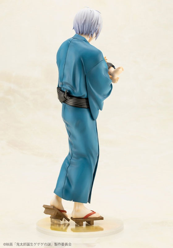 Kitaro's father & baby Kitaro in the movie "The Birth of Kitaro: A Gegege Mystery