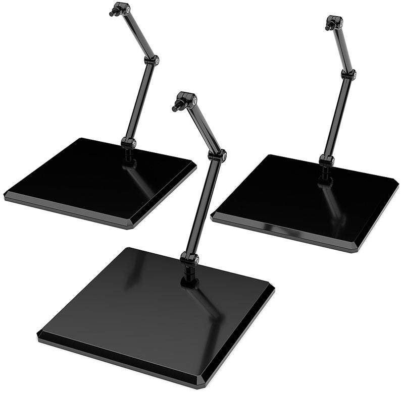 THE シンプルスタンド×3  BLACK【フィギュア＆模型用】