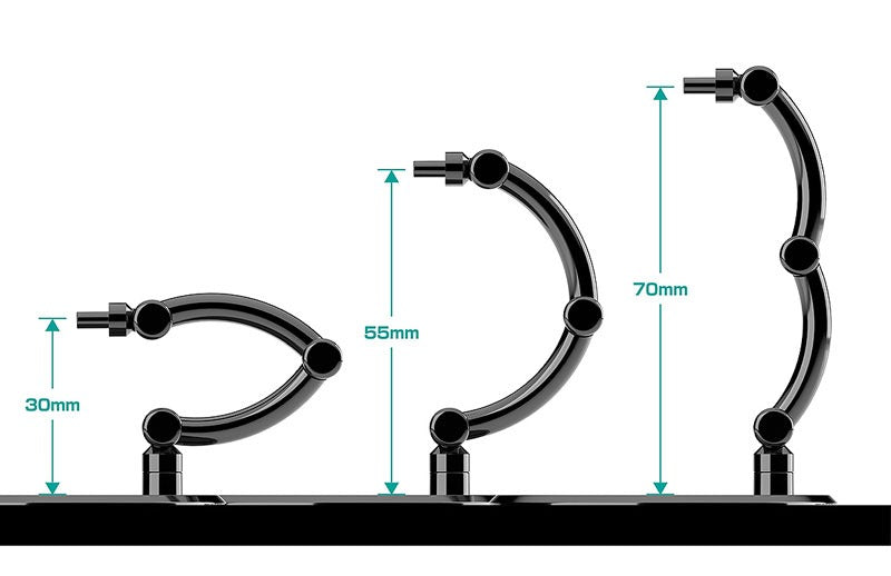 THE シンプルスタンドmini ×4 BLACK【小型フィギュア＆ディフォルメフィギュア用】