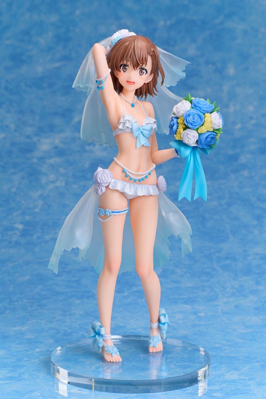 とある科学の超電磁砲T 御坂美琴 ウェディング水着 Ver. 1/7 – viviON BLUE