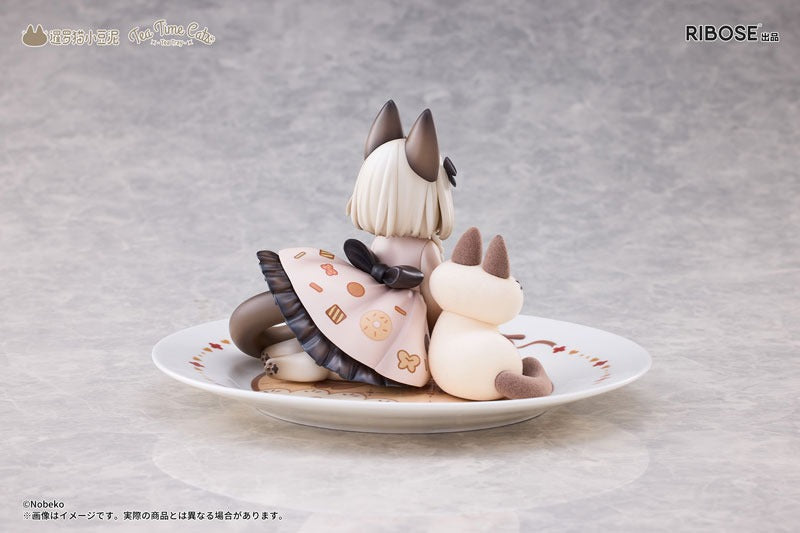 DLC Series Tea Time Cats × Nobeko Azukisan Siamese Cat Figure Limited Set