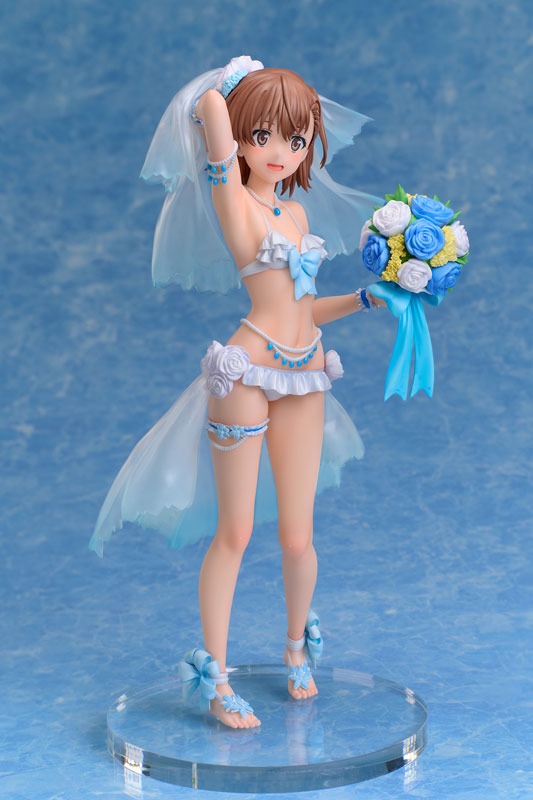 とある科学の超電磁砲T 御坂美琴 ウェディング水着 Ver. 1/7 – viviON BLUE